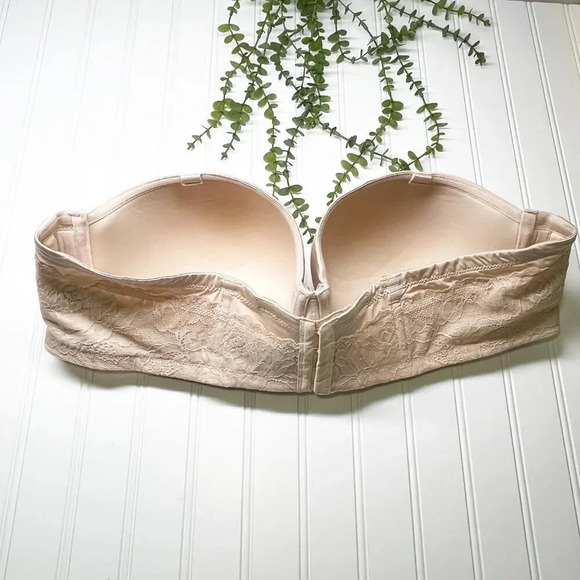 Torrid Tan Beige Push Up Strapless Bra - NO STRAPS INCLUDED - Women's Size 46DD - Picture 2 of 8
